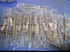 Lot of 12 PROCO7-SN Steel Bar Drawer Pull Handle 6-1/8″ Length 3-3/4″ Center to
