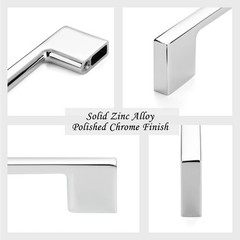 1 Pack 8-13/16 Inch Hole Centers, Polished Chrome Cabinet Pulls Chrome Cabine…