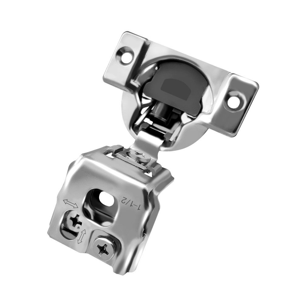 1 1/2 Overlay Restricted Angle to 90 Deg Soft Close Face Frame Cabinet Hinges(6)