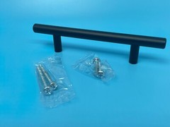 10-PACK GlideRite 3-3/4″ CC 6-1/8″ Solid Steel Bar Pull Matte Black 5001-96-MB-1