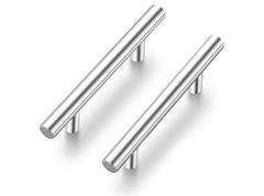 Ravinte Cabinet Handles,6″ Length,3.75″ Hole Center,Brushed Nickel,30 Pack