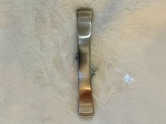 Brushed Silver Metal Cabinet Handle Pull Classic Style with Screws