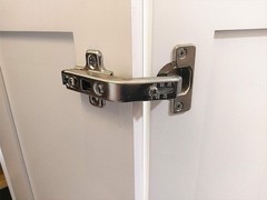 Stainless Steel 135° Lazy Susan Hinge with Screws – Perfect for Kitchen Cabinets