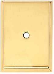 A610-45-PB/NL Escutcheon Traditional Backplates, PB/NL, 2-5/8″
