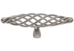 4″ Satin Nickel Brushed Nickel Birdcage Kitchen Bathroom Cabinet Knobs 100mm