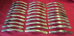 30pc Lot Amerock 4.75″ Gold Twisted Bow Cabinet Door Pull Drawer Handles 3″ COC