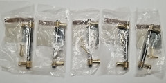 Belwith P9803 Keeler Milan Polished Brass Black Nickel Drawer Pull Handle 5pk
