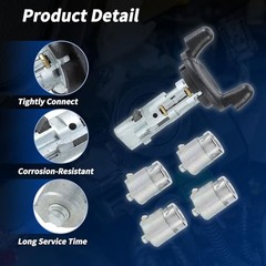 Ignition Lock Cylinder and Door Lock Cylinder with 2 Keys for Chevrolet