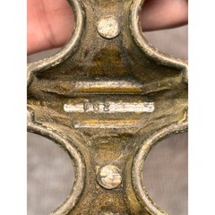 Vtg Belwith Brass Cabinet Drawer Pulls Set of 4 Ornate Traditional 7″ Handles