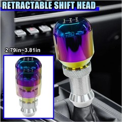 Universal Aluminum Alloy 5 Speed Manual Gear Shift Knob – Automotive Adjustable