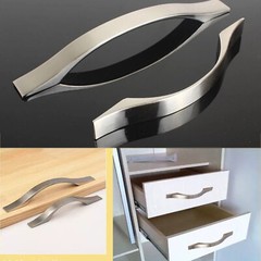 1-50PCS Modern Alloy Kitchen Cabinet Handles Drawer Pulls Brushed Nickel Pulls