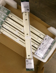 5 Sets Reliabilt 12in 3/4 Extension Self-Closing Drawer Slides, White, New S7
