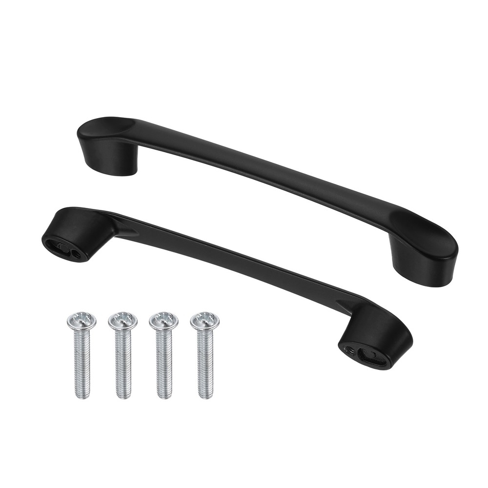 10Pcs Drawer Pulls, 4.7″(120mm) l Aluminum Alloy Kitchen Handles, Black
