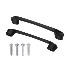 10Pcs Drawer Pulls, 4.7″(120mm) l Aluminum Alloy Kitchen Handles, Black