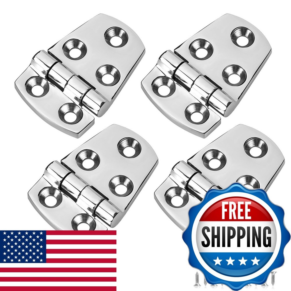 ODYSUNRAL Marine Boat Hatch Hinges 2.25×1.5 inch 57x38mm 316 Stainless Steel 4
