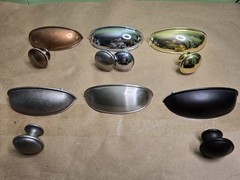 Lot Of 12 Liberty Dual Mount Cup Drawer Pulls And Knobs Former Sales Display