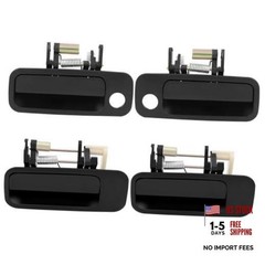 Door Handles Exterior Driver Passeneger Side Replacement fit 1997-2001 for