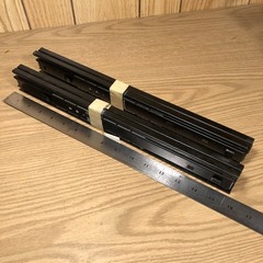 2 Pairs (4 Rails) Accuride 16″ Black Full-Extension Drawer Slides