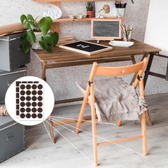 192 Pcs Brown Felt Cabinet Door Pads, 2.2cm Small Felt Pads Self-Adhesive
