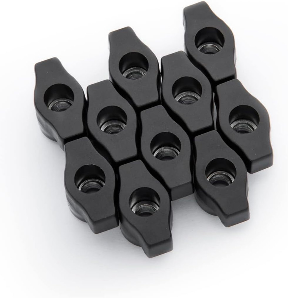 10 Pack 5/16-18 T Track Wing Knobs Threaded Steel Insert Woodworking Clamps