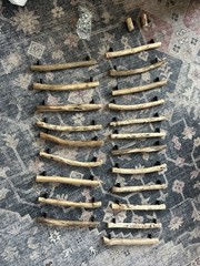 Beautiful Raw Wood/Driftwood Kitchen Handles Or Drawer Pulls (22 Total) 10”
