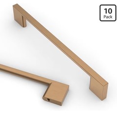 Asidrama 10 Pack 6.3 Inch(160mm) Champagne Bronze Kitchen Cabinet Handles