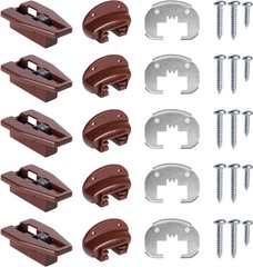 5 Sets Kenlin Rite-Trak II Drawer Track Guides Replacement for Dresser Repairs