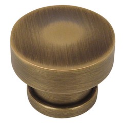 Cosmas Cabinet Hardware Brushed Antique Brass Cabinet Knob #704BAB