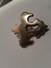 Decorative Drawer faux keyway brass dresser hardware