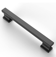 Asidrama Matte Black Cabinet Handles 56PCS (24×5”, 10×7”, 8×9”, 14×3.75”) Zinc