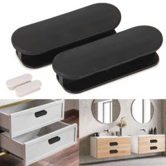 2 Pack Self-Adhesive Window Handles Convenient Adhesive Cabinets Pulls for Home