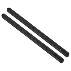 uxcell Drawer Slides, 2Pcs 300mm – Plastic Rails, Side Mounted Black