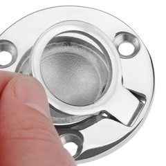 Boat Ring Hatch, 50mm/1.97″ Round Steel Flush Pull Latch, Deck Recessed Pull …