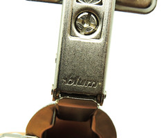 (2) Blum 74.155 Cabinet Hinge Self Close Quick Release W/ Mounting Base 173L810
