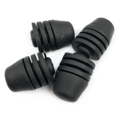 DEVMO 4pcs Hood Rubber Cushion Bumper-Bonnet Spin One Size, Black