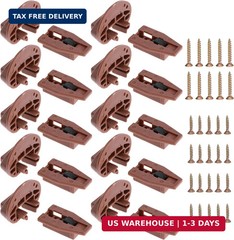 10PCS Drawer Slide Track Guide Glide for kenlin for Rite Trak 2 for Center Mount