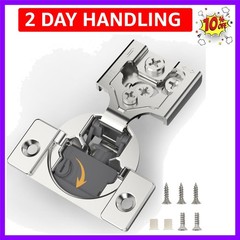 Closing Speed Control] 10 Pack 3/8 Inch Overlay Soft Close Hinges for Face Fr…