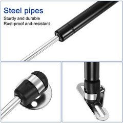 8 Inch 100N/22.5lb Gas Shock Strut Lift Support, (Black, Set of 2)