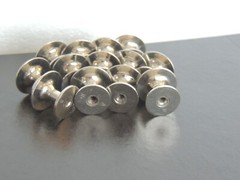 Knobs Cabinet 13 pc Knob 7/8 Inch Polished stainless round top [no screw} 5/8