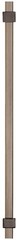 Amerock BP36725 Mulino 7-9/16″ Center to Center Bar Cabinet Pull – Matte Black /
