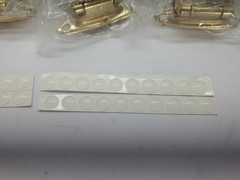 50 Pack (25 Pairs) 1/2″ Overlay Cabinet Hinges, Self-Closing Semi-Concealed Face