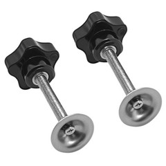 M8x70mm Star Handle Hand Screw Pressure Plate Thread Clamping Knob Stainless