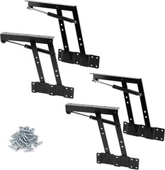 2 Pairs 4 PCS 150N Folding Gas Hydraulic Lift up Table Mechanism, 9.5 Inch Lift
