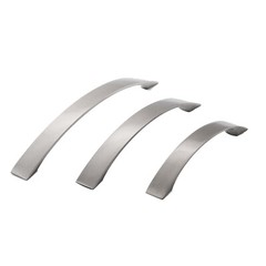 1-200X Cabinet Pulls Kitchen Dresser Nickle Handle Hardware Stainless Steel Knob