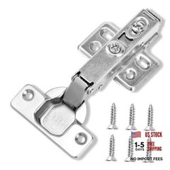 Pack of 4 Soft Close Kitchen Hinges – Full Overlay – European Kitchen Hinges