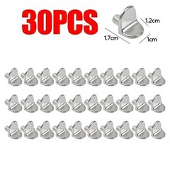 20pcs 5mm L-Shaped Shelf Support Pins Metal Cabinet Stud Brackets Set Durable
