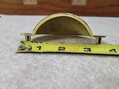 Pull – Cup Pull Ultra Brass 3″cc Hickory Hardware Eclipse P344-UB-made In USA