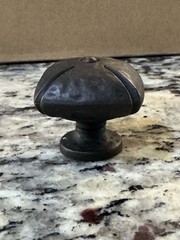 Schaub & Co 1 3/8” Square Cabinet Knobs Ancient Bronze Set Of 20