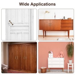 8pcs 6 Inches Gate Handle with Screw for Kitchen Closet Door Bronze