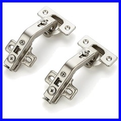 135-Degree Satin Nickel Cabinet Hinges – 2 Pack for Lazy Susan Cabinets